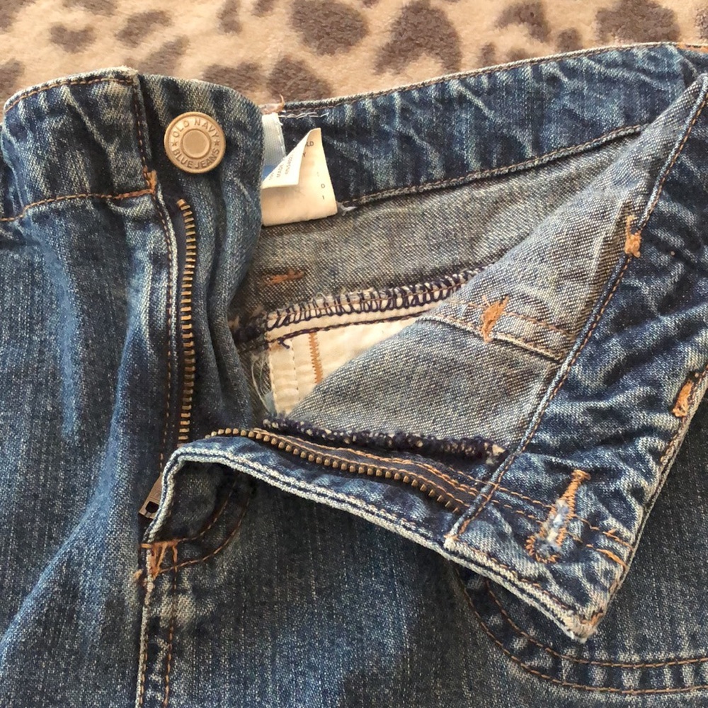 2003 Y2K  Old Navy Blue Denim Jean Skirt Size 4 Women’s - Picture 5 of 11